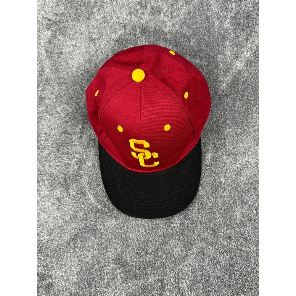 USC Trojans Hat Cardinal Red Black Snapback California Strong Banc of California